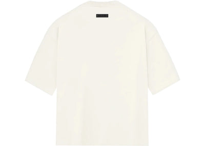 Warehouse Lilla T-shirt i hørblanding med dyb rund hals