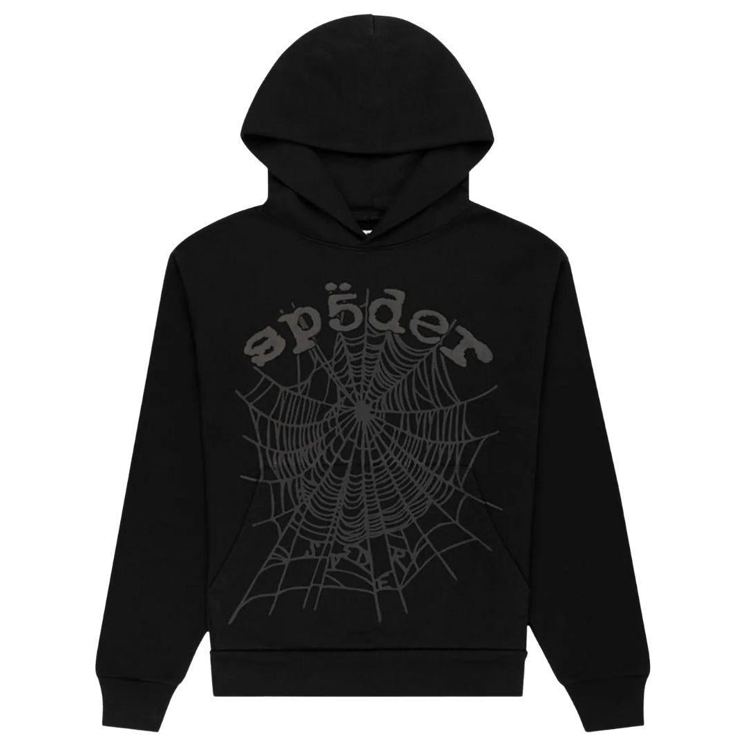 SP5DER PHANTOM WEB HOODIE BLACK – ONE OF A KIND