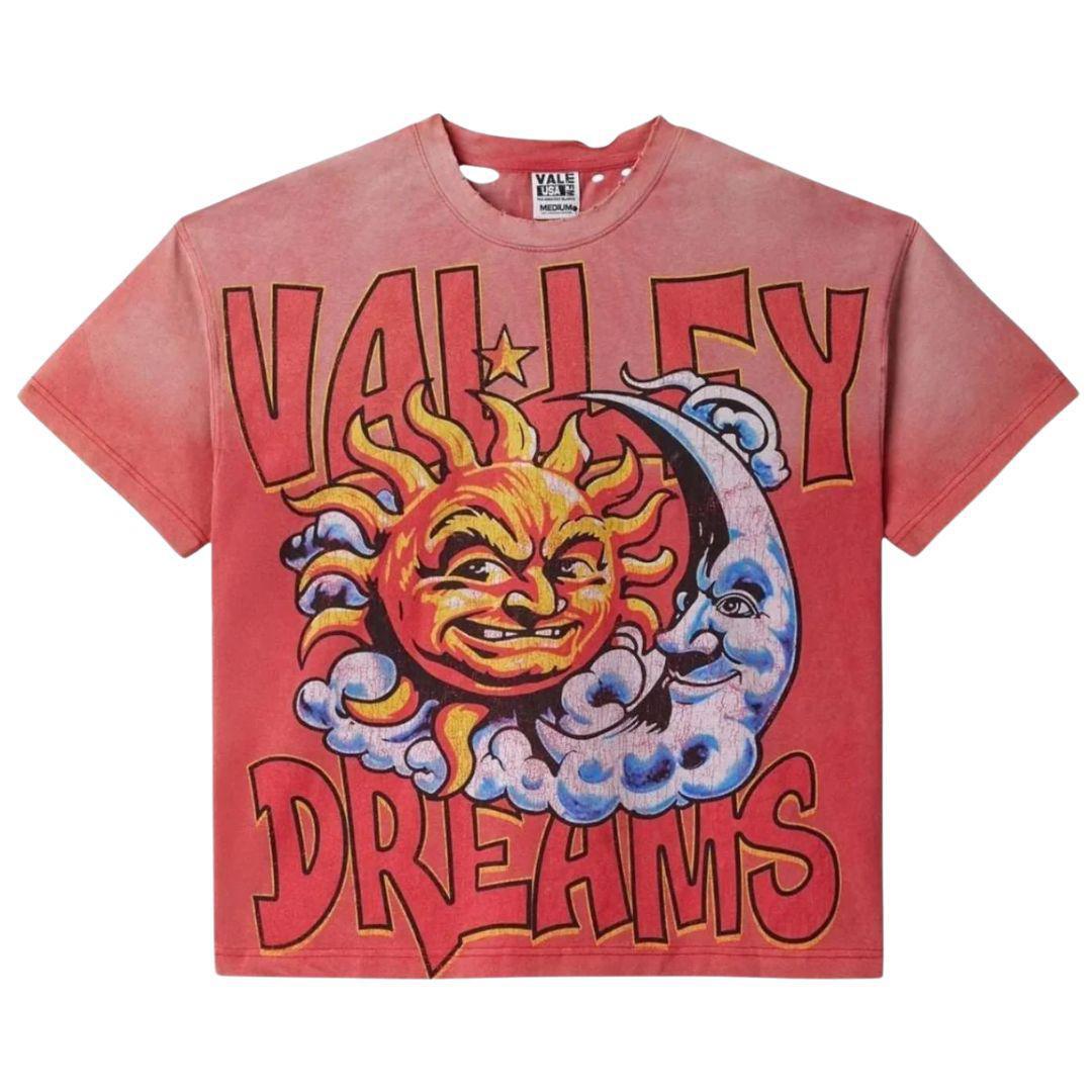 VALE FOREVER THRASHED SUN T-SHIRT RED – ONE OF A KIND