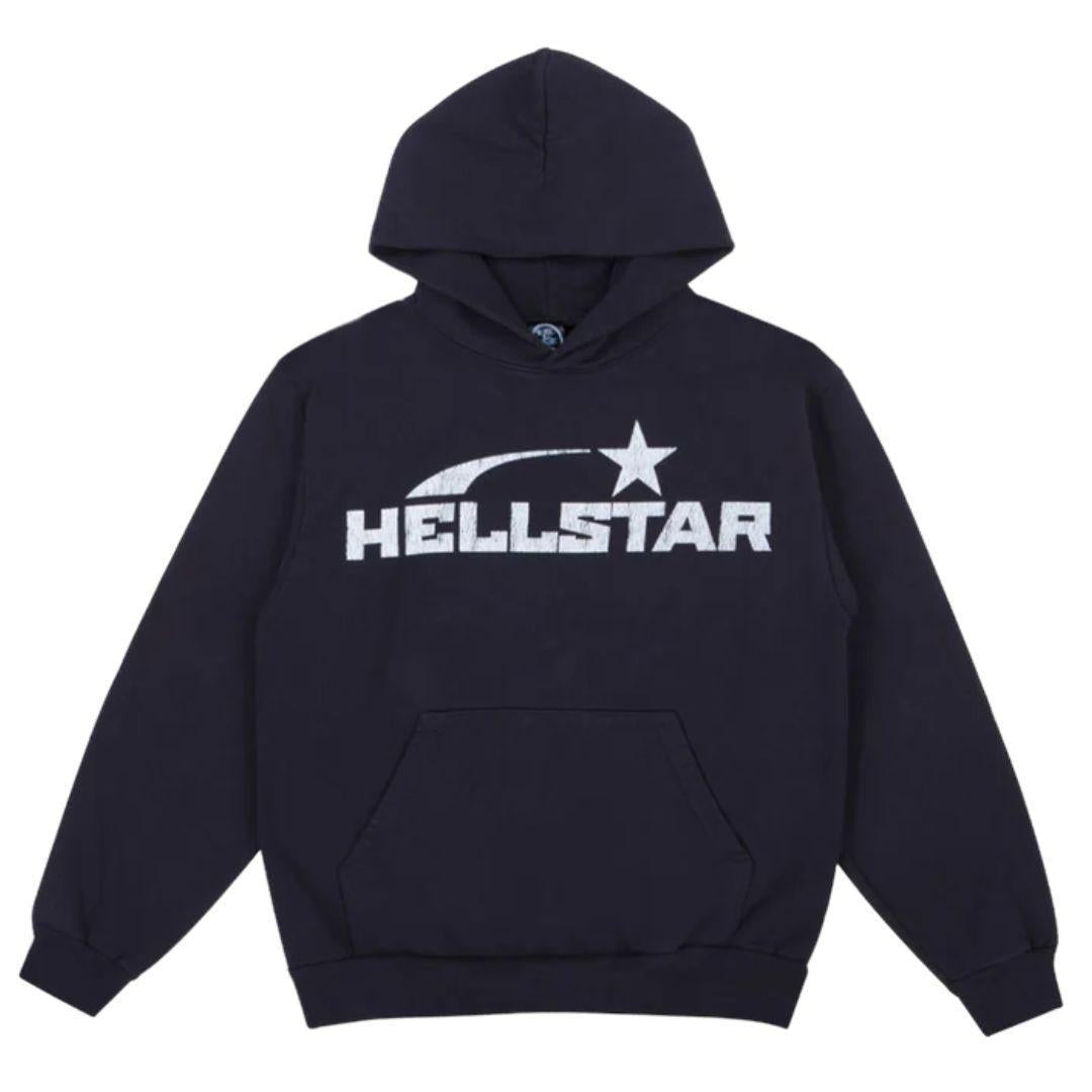 HELLSTAR BASIC LOGO CAPSULE 9 HOODIE BLACK – ONE OF A KIND