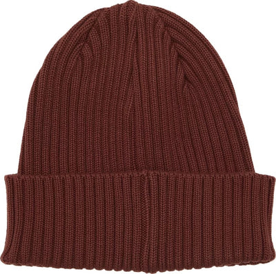 SUPREME OVERDYED PATCH BEANIE BROWN