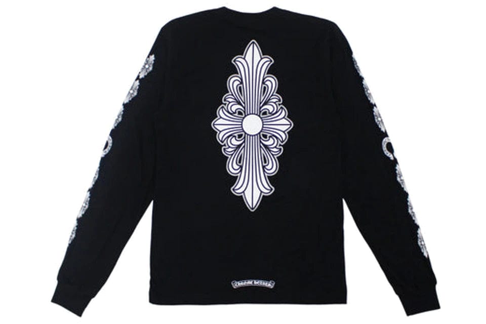 CHROME HEARTS FLORAL CROSS LONG SLEEVE BLACK – ONE OF A KIND
