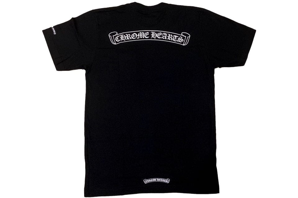 Chrome Hearts ブラック サーマルクスロール　 Tシャツ CHROME HEART SCROLL LOGO T-SHIRT BLACK – ONE OF A KIND