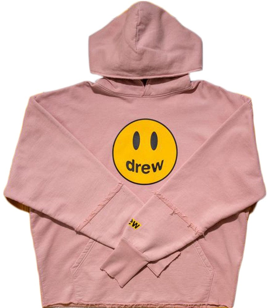 DREW HOUSE CLOTHING DREW HOUSE MASCOT DÉCONSTRUCTED HOODIE DUSTY ROSE