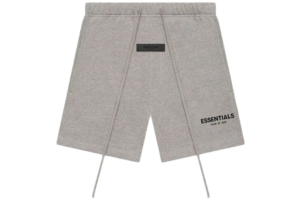 ESSENTIALS FOG SWEAT SHORTS DARK HEATHER OATMEAL SS22 – ONE
