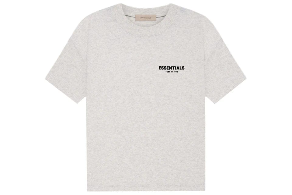 FOG FEAR OF GOD llica Tシャツ XS ESSENTIALS FOG T-SHIRT LIGHT HEATHER OATMEAL SS22 – ONE OF A KIND