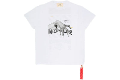 OFF WHITE CLOTHING OFF WHITE UNDERCOVER HAND T-SHIRT blanc / rouge pltf50yQ1