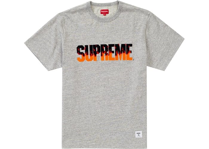 Supreme Clothing FLAME S/S TOP GRIS