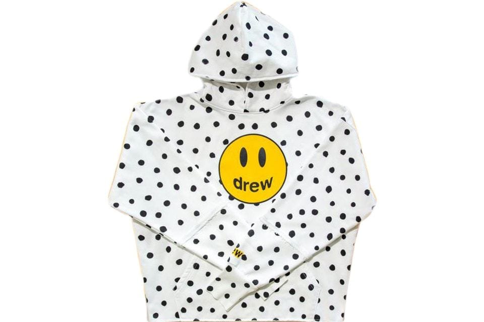DREW HOUSE CLOTHING DREW HOUSE MASCOT DÉCONSTRUCTED HOODIE POLKA DOT DH-MADHPD