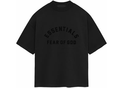 ESSENTIALS FOG HEAVY JERSEY T-SHIRT JET BLACK