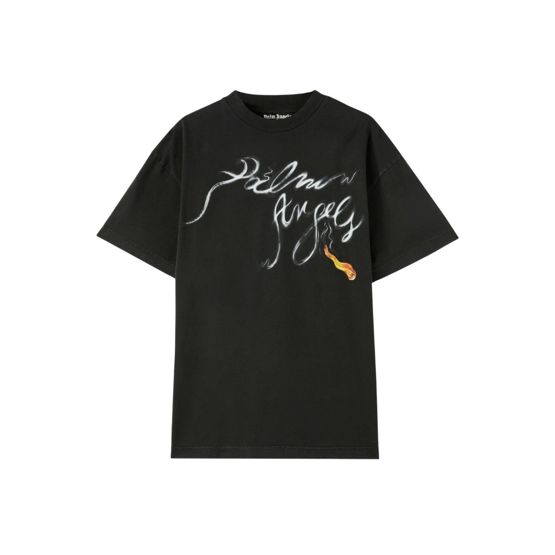 PALM ANGELS FOGGY T-SHIRT BLACK