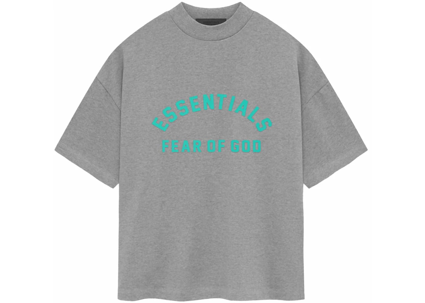 ESSENTIALS FOG HEAVY JERSEY T-SHIRT DARK HEATHER OATMEAL