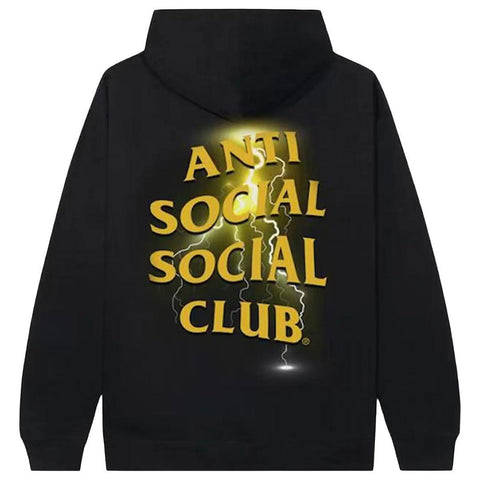 ANTI SOCIAL SOCIAL CLUB TWISTA HOODIE BLACK/YELLOW