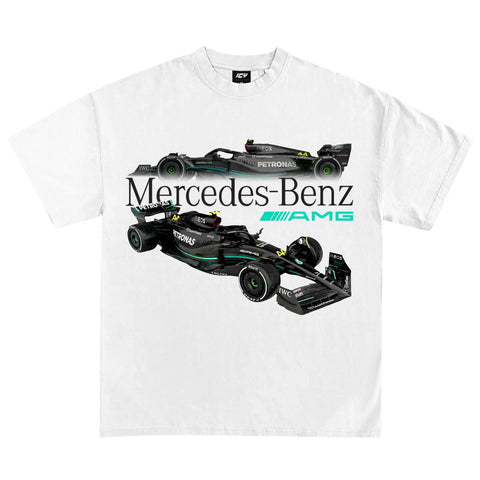 MERCEDES BENZ F1 RACING T-SHIRT WHITE