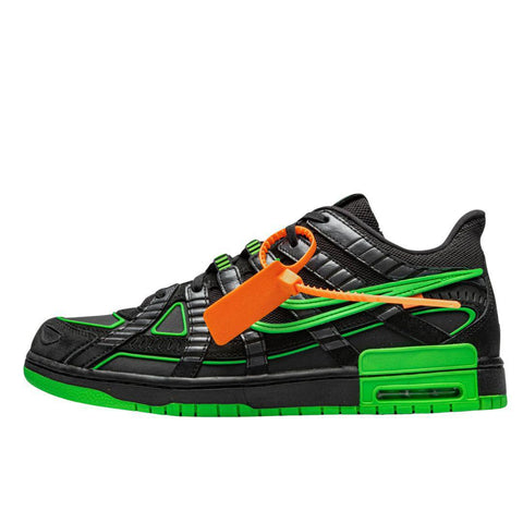 NIKE X OFF WHITE AIR RUBBER DUNK GREEN STRIKE โ ONE OF A KIND