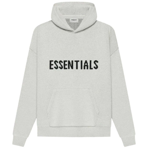 ESSENTIALS FOG KNIT HOODIE OATMEAL FW20