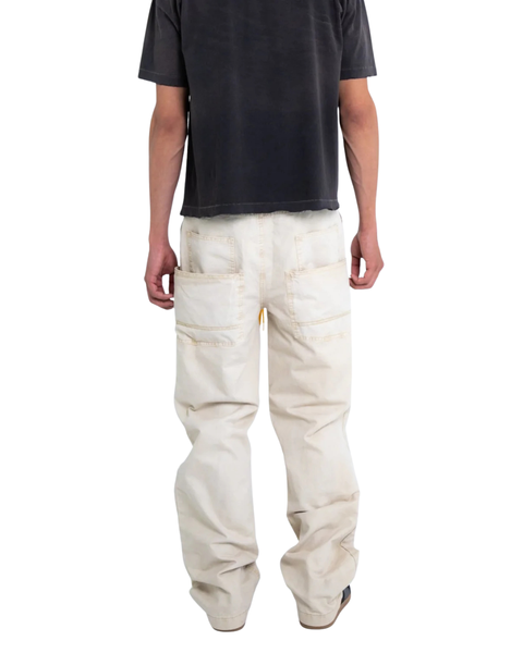 ØUTSIDERS CLOTHING OVERDYED PAINTER PANT BIEGE