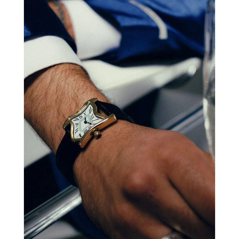 LAPHONT MELTING SQUARE WATCH SMALL FACE GOLD