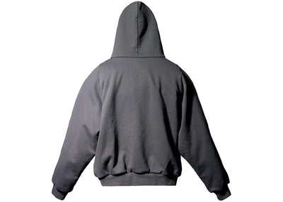 YEEZY GAP LOGO SHRUNKEN HOODIE BLACK