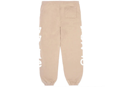 SP5DER BELUGA TAN SWEATPANTS