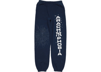 SP5DER ARACH NY PHOBIA SWEATPANTS NAVY