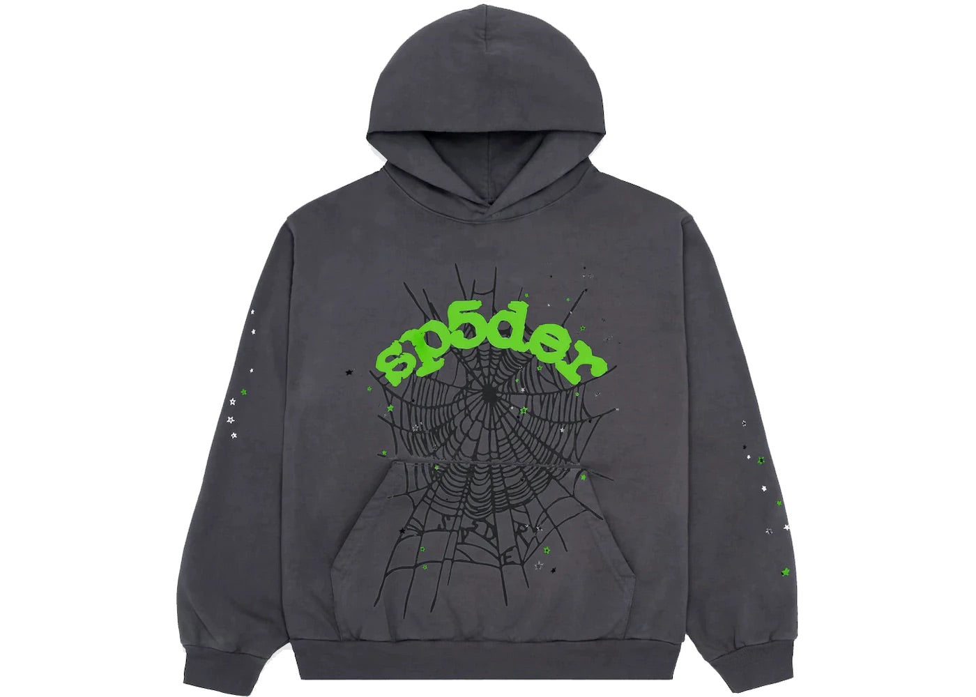 SP5DER WEB HOODIE SLATE GREY