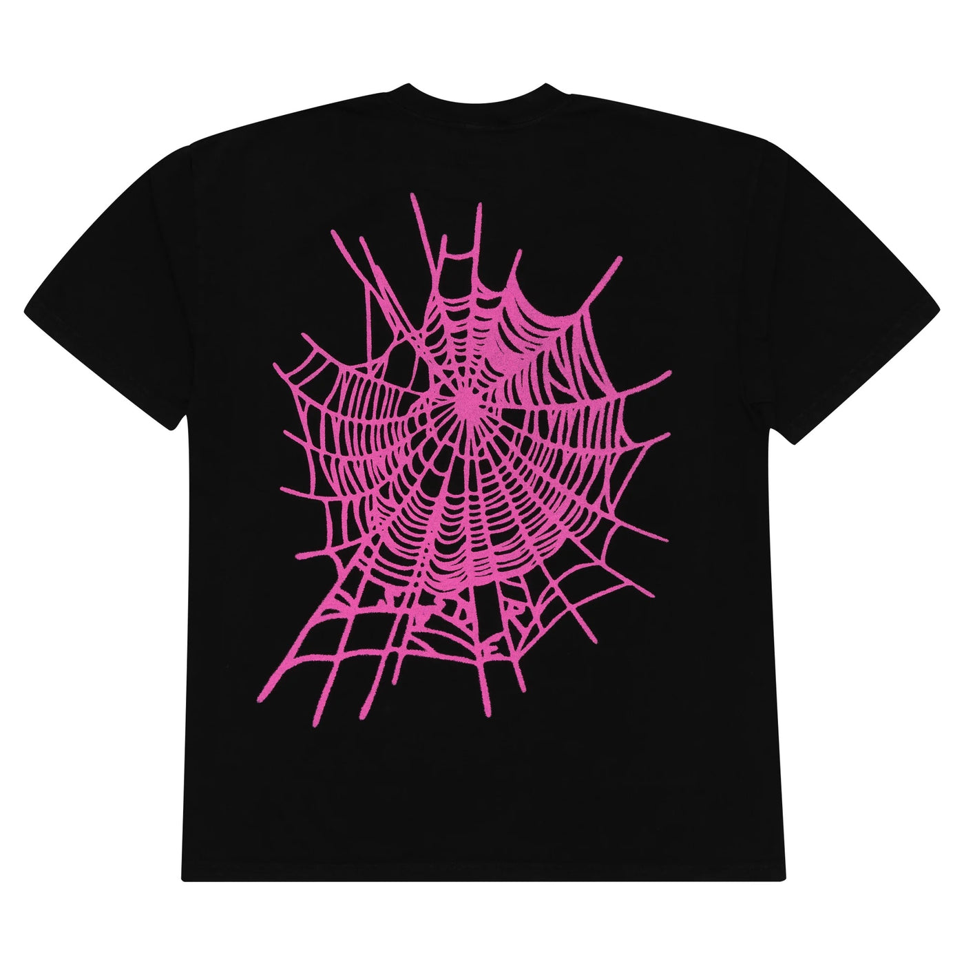 SP5DER WORLD WIDE WEB T-SHIRT BLACK/PURPLE