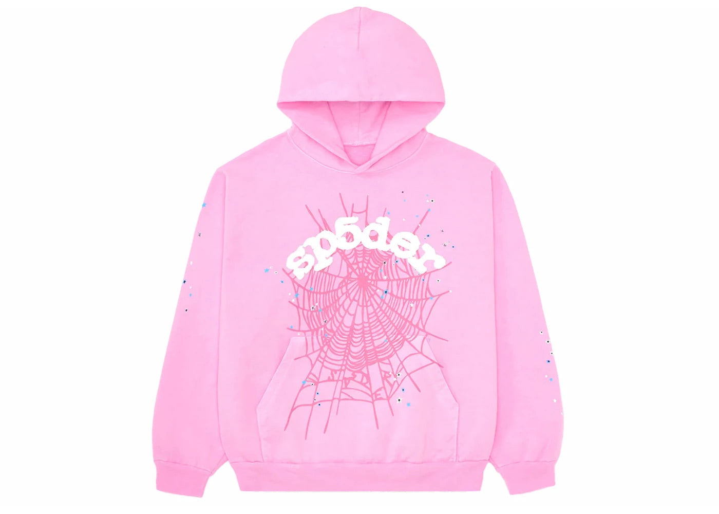 SP5DER OG WEB PINK HOODIE