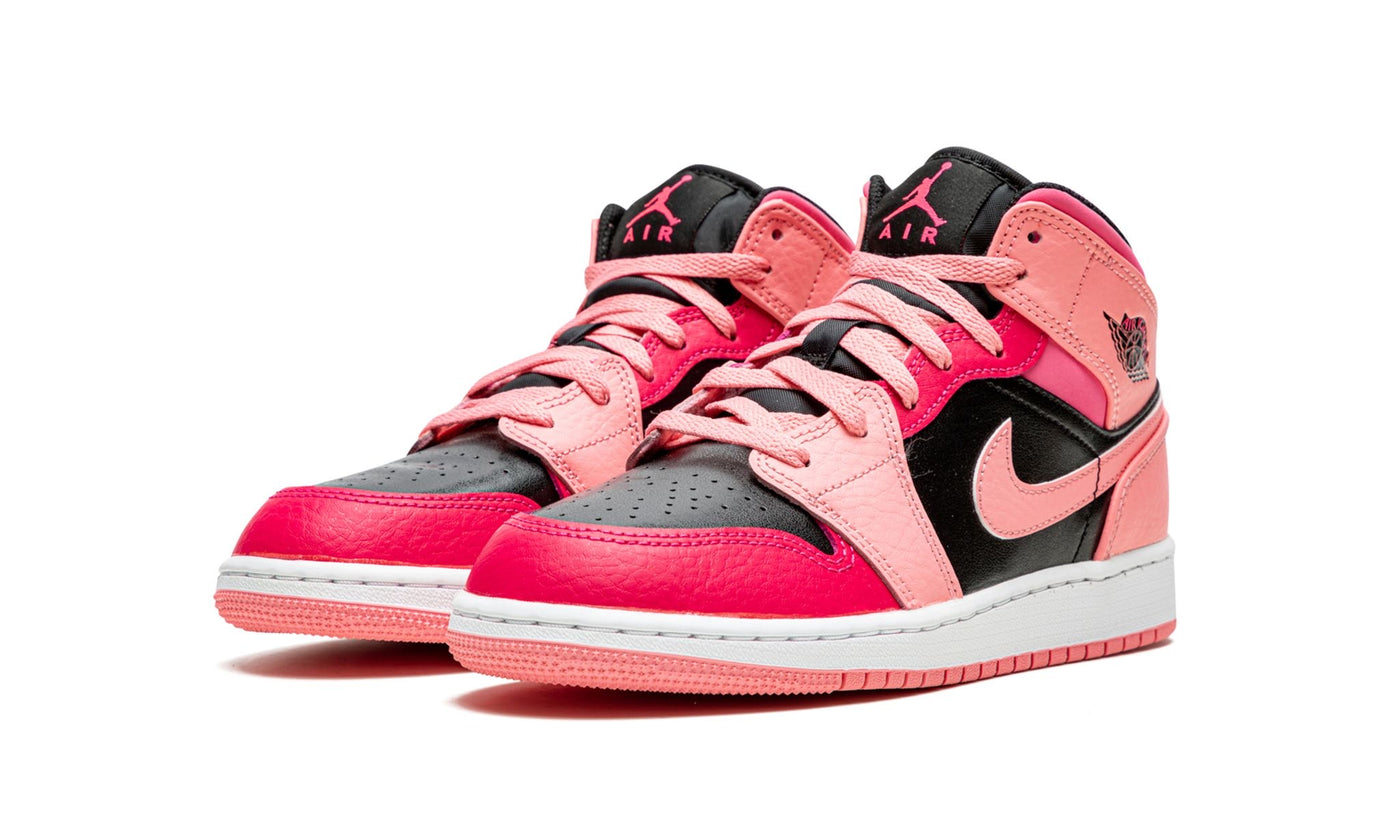 JORDAN 1 MID CORAL CHALK (GS)