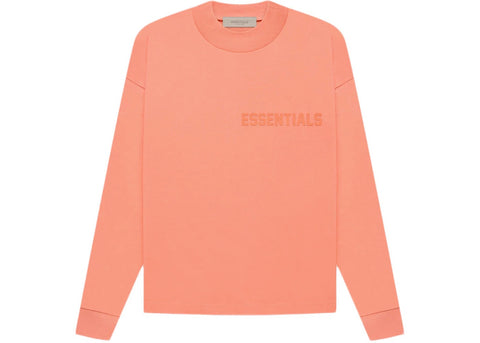 ESSENTIALS FOG LONGSLEEVE CORAL