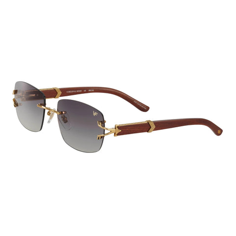 VINTAGE FRAMES BAL HARBOUR WOOD EDITION DRILL MOUNT GRAY GRADIENT