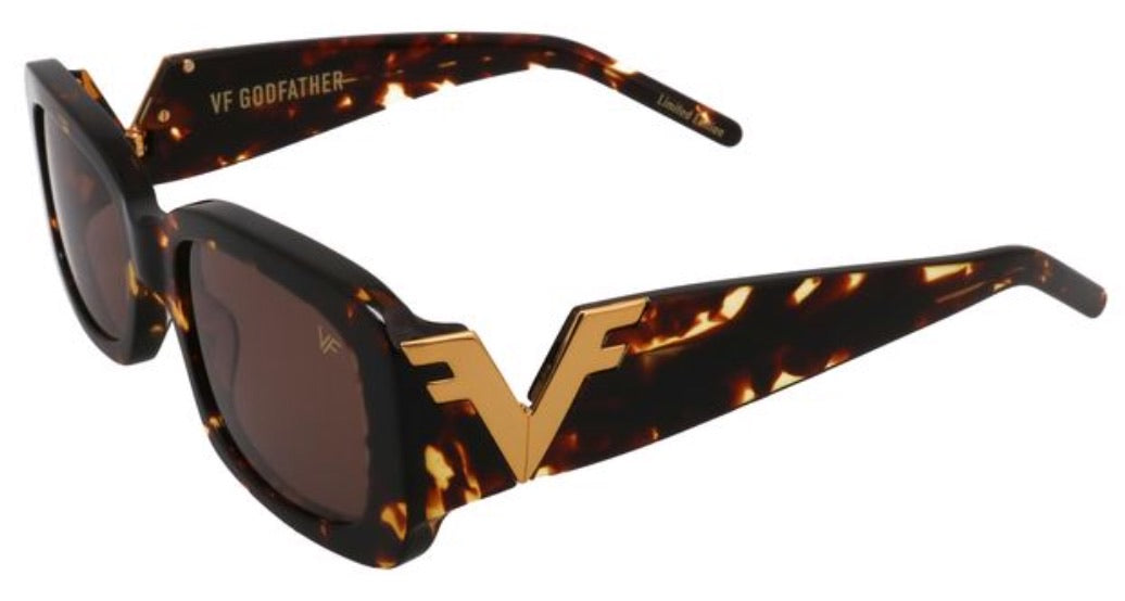 VINTAGE FRAMES GODFATHER BROWN TORTOISE ACETATE