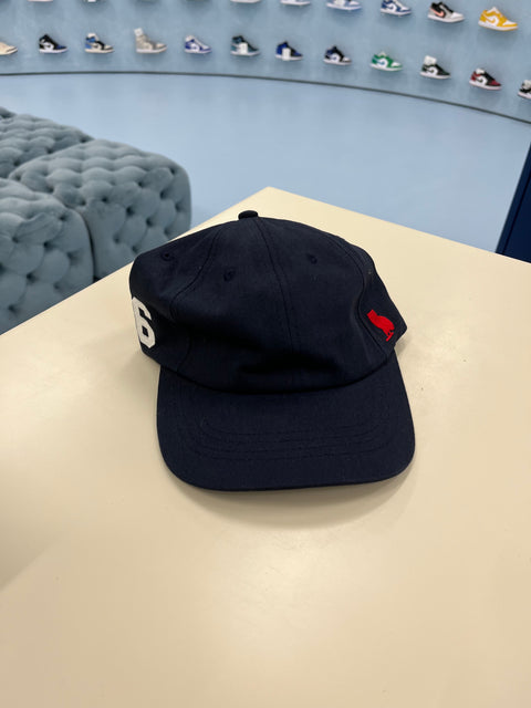 OVO 6 LOGO HAT DARK NAVY BLUE