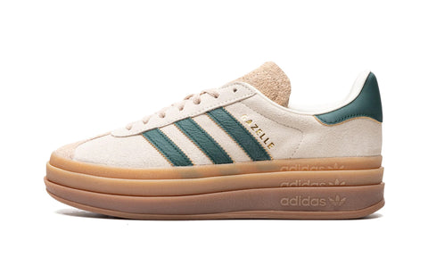 ADIDAS GAZELLE BOLD MAGIC BEIGE COLLEGIATE GREEN (W)