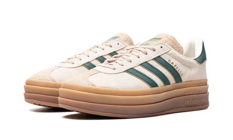 ADIDAS GAZELLE BOLD MAGIC BEIGE COLLEGIATE GREEN (W)