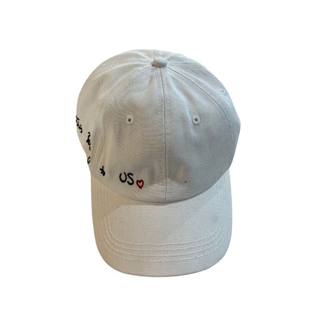 MCQ THIS BELONGS TO US HAT WHITE