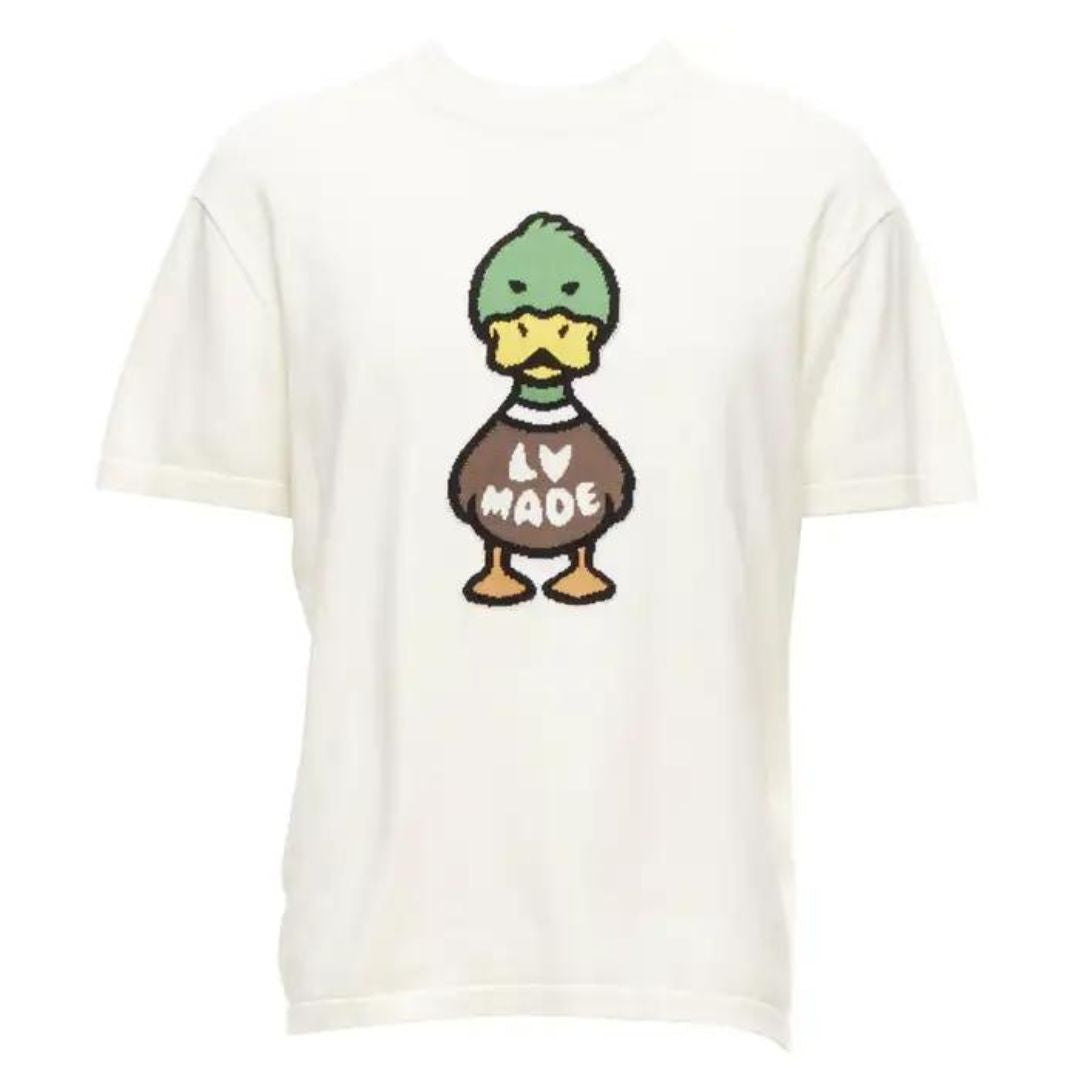 LOUIS VUITTON X NIGO LV MADE DUCK T-SHIRT WHITE
