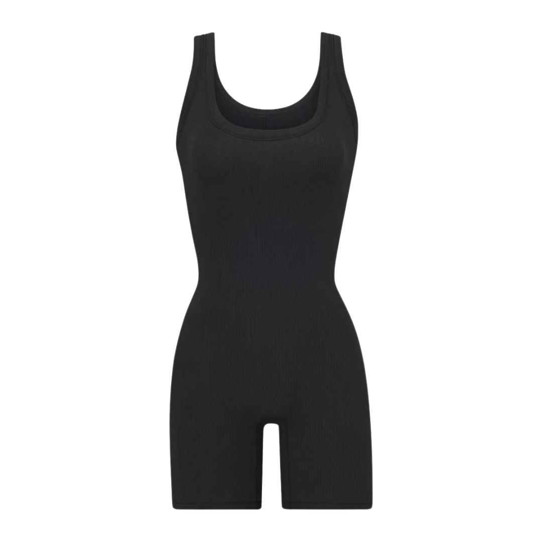 SKIMS RIBBED ONESIE SOOT