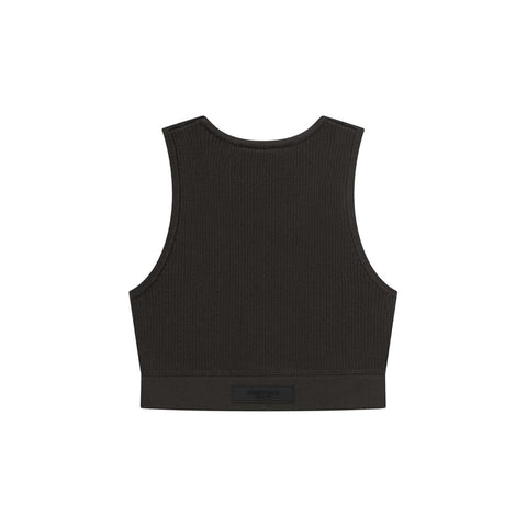 ESSENTIALS WOMENS RIBBED SPORTS TANK TOP INK