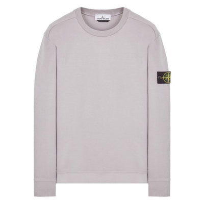 STONE ISLAND PATCH LOGO CREWNECK SWEATSHIRT GREY