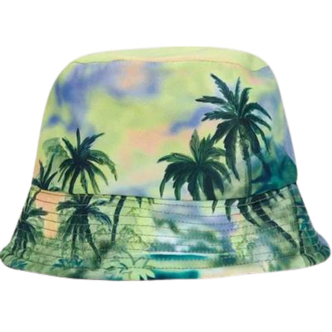 PALM ANGELS PARADISE REVERSIBLE BUCKET HAT