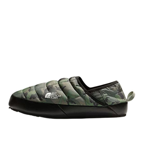 KAWS X THE NORTH FACE THERMOBALL TRACTION MULE 5 BRUSHWOOD CAMO PRINT