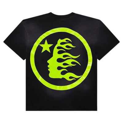 HELLSTAR SPORTS CORE LOGO T-SHIRT BLACK/GREEN