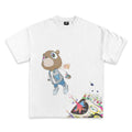 WEARICY CLOTHING KANYE GRADUATION GRAPHIC T-SHIRT WHITE