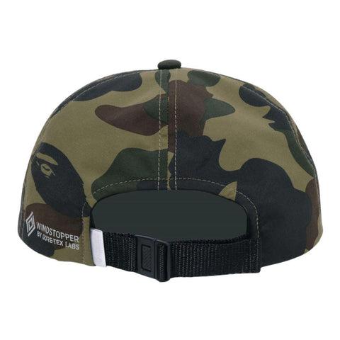 BAPE GORE-TEX WINDSTOPPER 1ST CAMO PANEL CAP GREEN