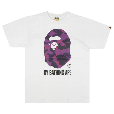 BAPE COLOR CAMO BY BATHING APE T-SHIRT WHITE/PURPLE