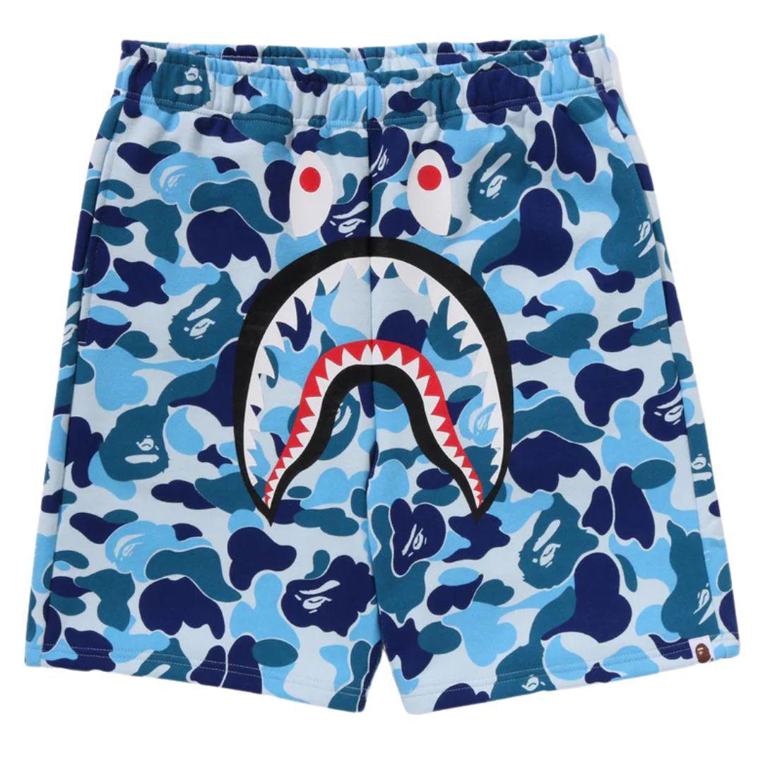 BAPE ABC CAMO SHARK SHORTS BLUE – ONE OF A KIND