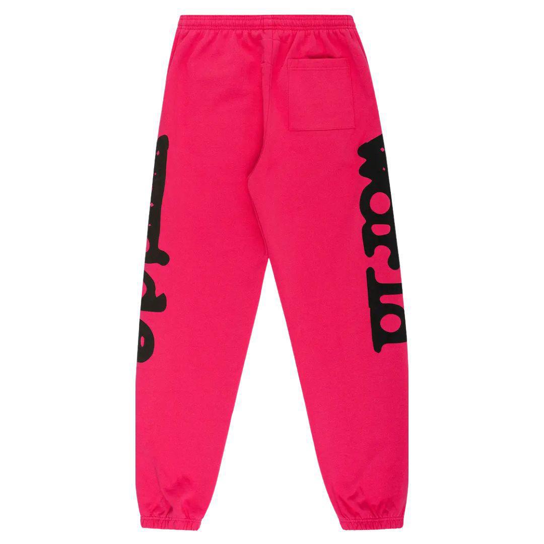 SP5DER BELUGA SWEATPANTS PINK