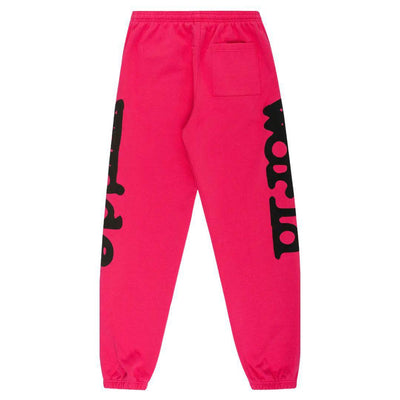 SP5DER BELUGA SWEATPANTS PINK