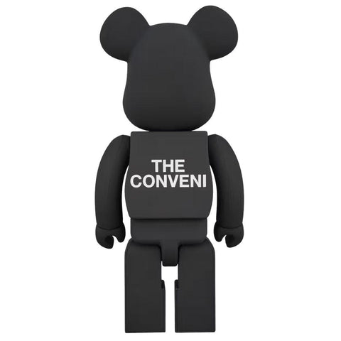 BEARBRICK X THE CONVENI X FRAGMENT 400% BLACK